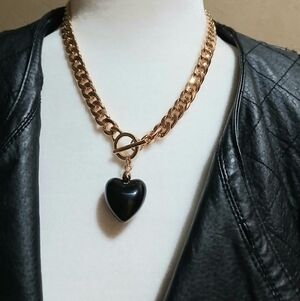 Cuban Link Heart Necklace